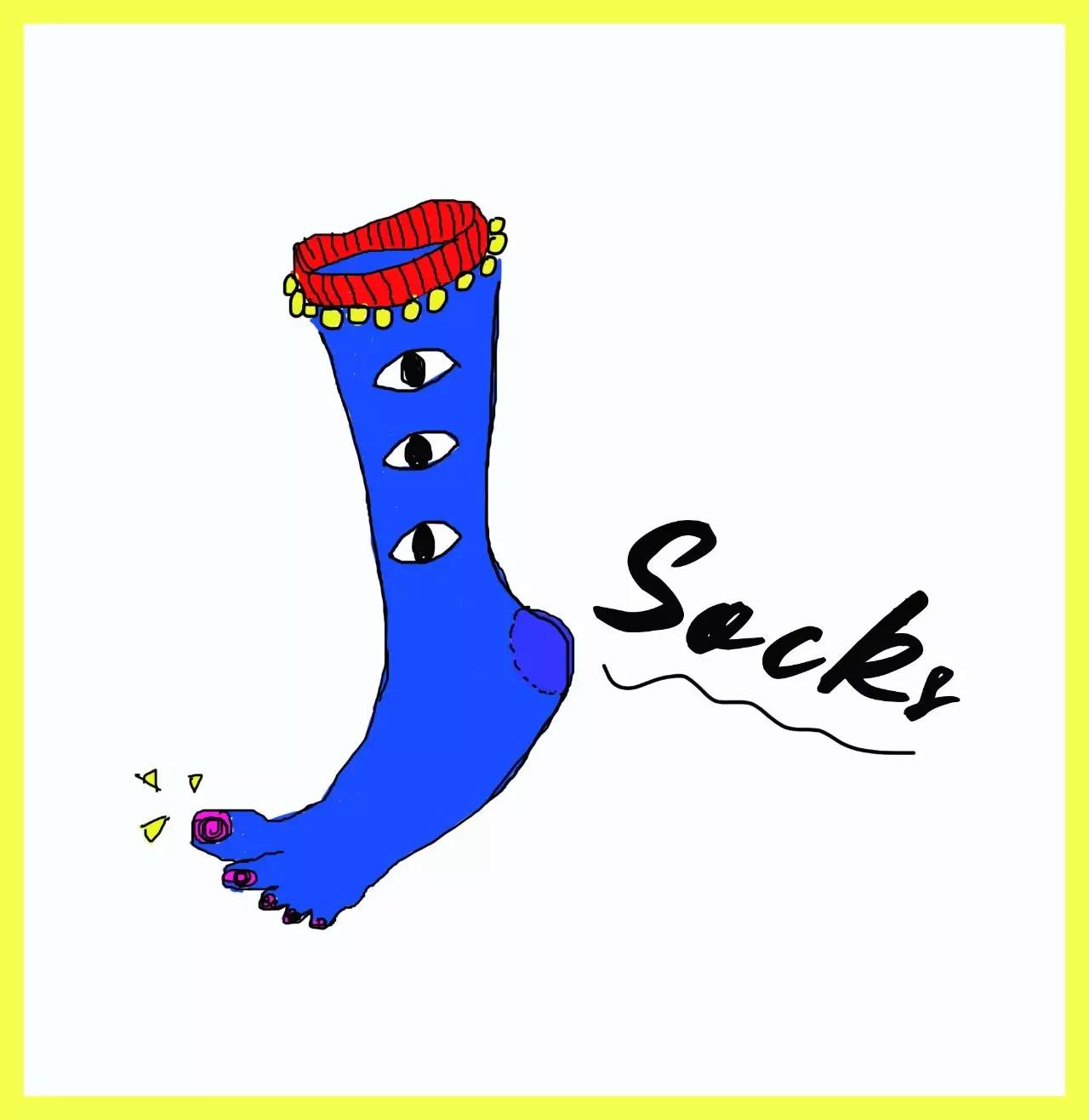 昨晚,我把初中时最爱的袜套翻了出来!