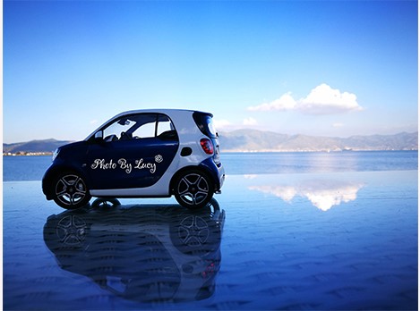 他们都以为我开smart去大理了...蓝鹅事实是...