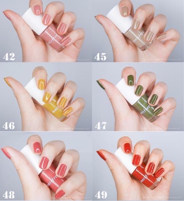 秋冬显白指甲油颜色推荐图片,秋冬指甲油推荐棕色款式