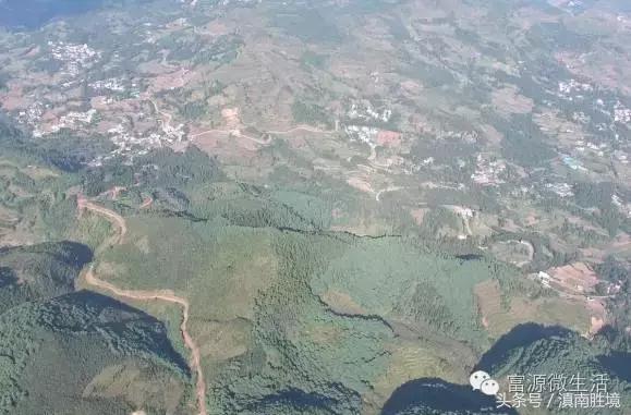 富源县营上镇营上村高清航拍,富源营上大坪照片