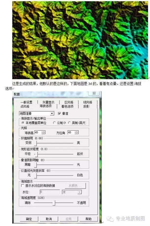 环保平面图制作,环保材料制作等高线地形图模型