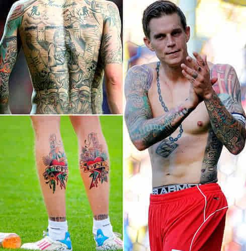 十大纹身最强球员,盘点世界上纹身最多的球员