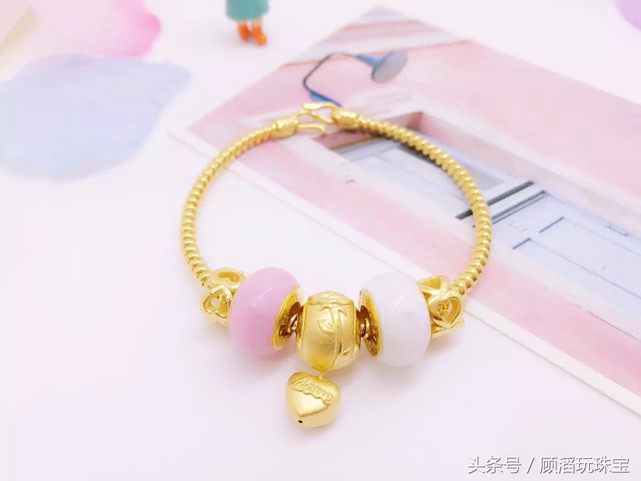 手工款黄金潘多拉手链,黄金款潘多拉手链结实么