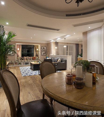 140平现代混搭风,140平轻奢新中式混搭