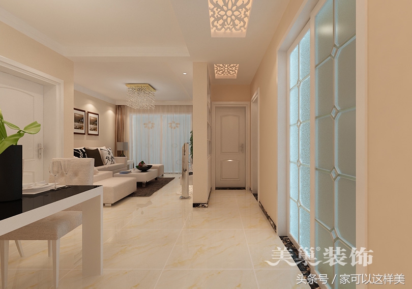 蓝堡湾二期小户型,郑州正弘蓝堡湾两室两厅装修