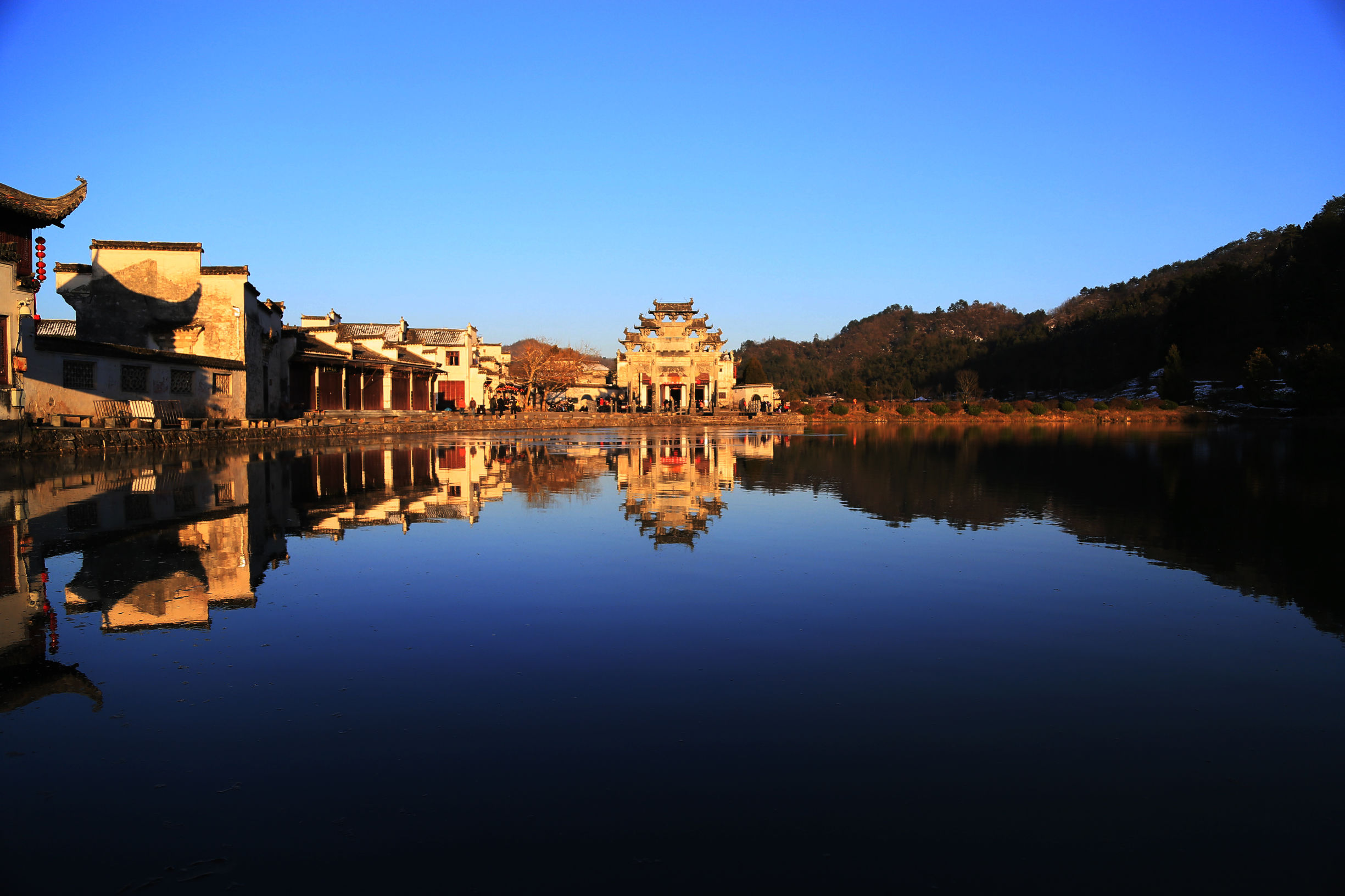 安徽风情小镇的徽州西递,梦回徽州下一句