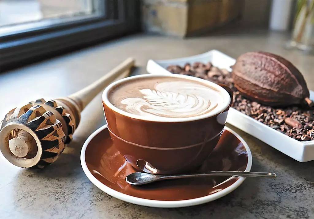 冬天来一杯热可可,冬天这么冷来一杯奶茶暖心