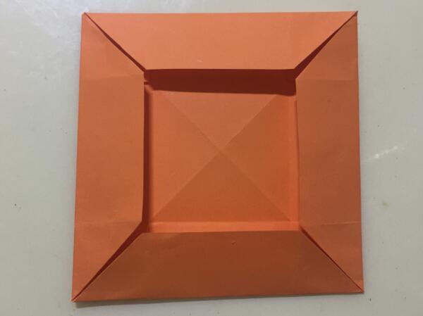 带盖子的盒子简单折纸,正方体盒子折纸教程简单