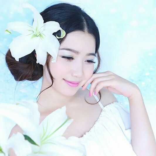 自然妆容帮你打造无瑕新娘,适合方圆脸的新娘妆容教程