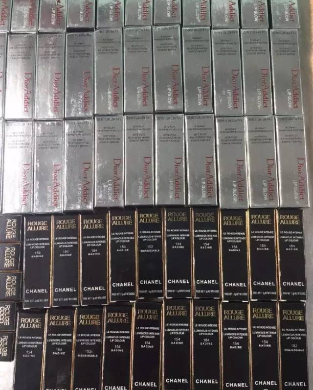 海关查获代购口红,海关查获72万假化妆品