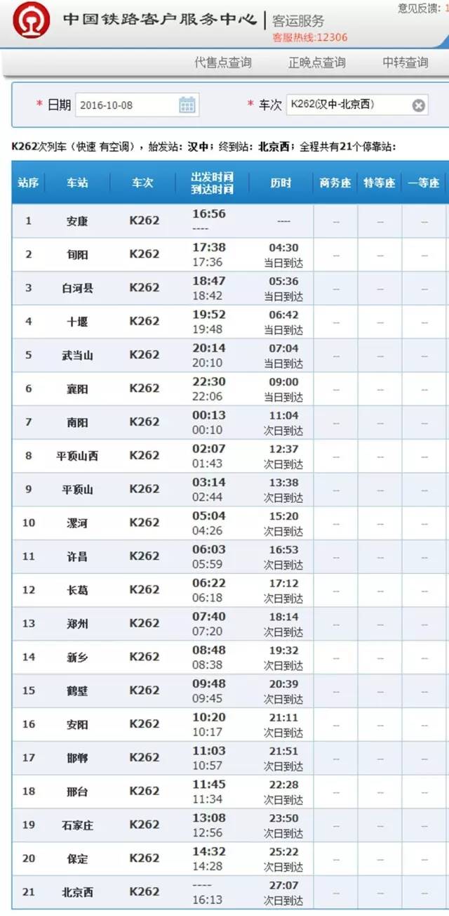 汉中火车站最新列车时间表,汉中火车站出行最新通告