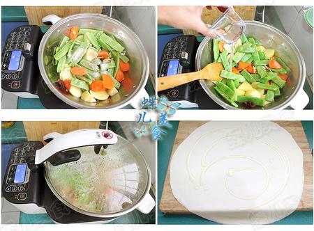 粘卷子焖豆角的做法视频,东北豆角焖卷子教程