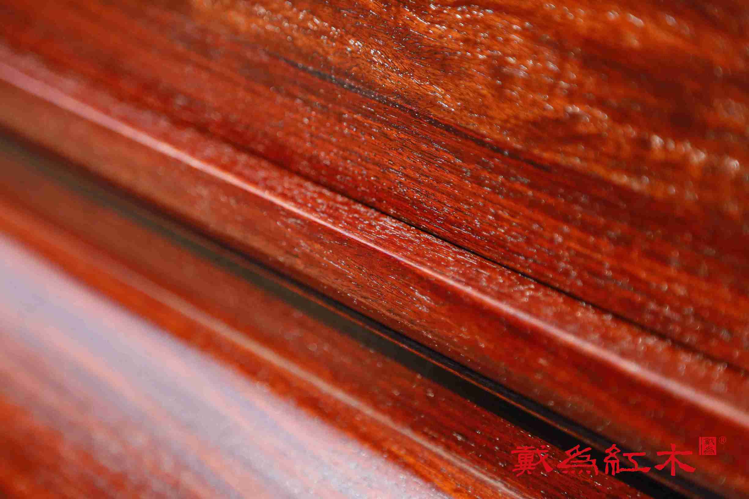 大果紫檀能做出小叶紫檀的效果吗,怎么让紫檀变得有光泽