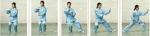 陈氏心意混元24式分解示范教学,陈氏太极24式混元背向口令视频