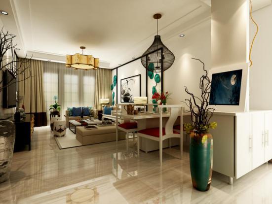 合肥现代商业空间装修案例,苹果装修设计