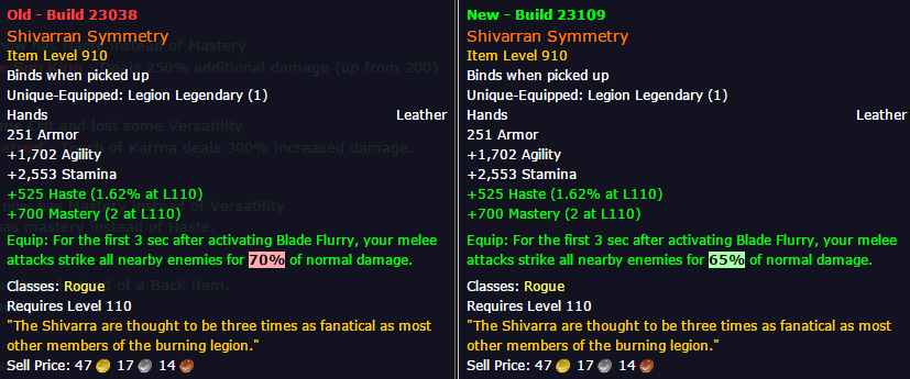 魔兽测试服：职业橙装补齐通用橙继续加强