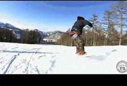 滑雪单板耍帅招式,天津雪场单板滑雪教程基础入门