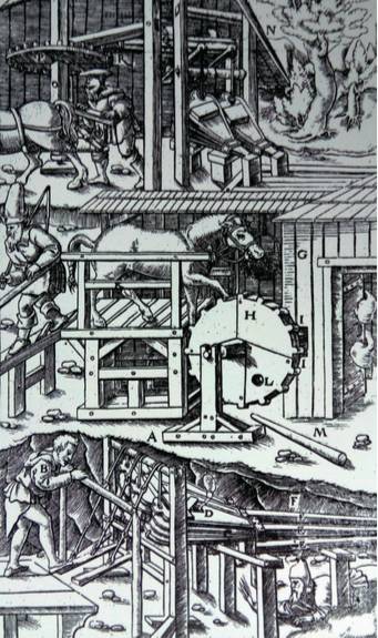 科技书手绘插图——一道远去的风景