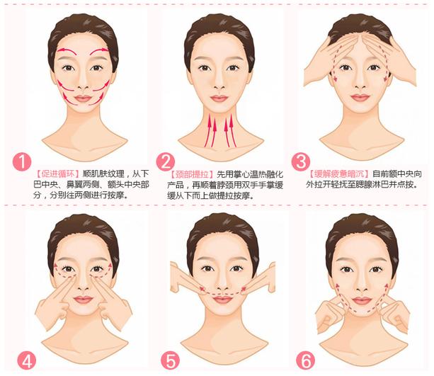 按摩嘴唇周围肌肤的正确方法,日常保养肌肤的正确顺序是什么