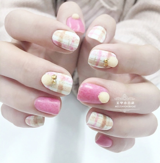 高大上豹纹美甲,适合冬天的皮草美甲