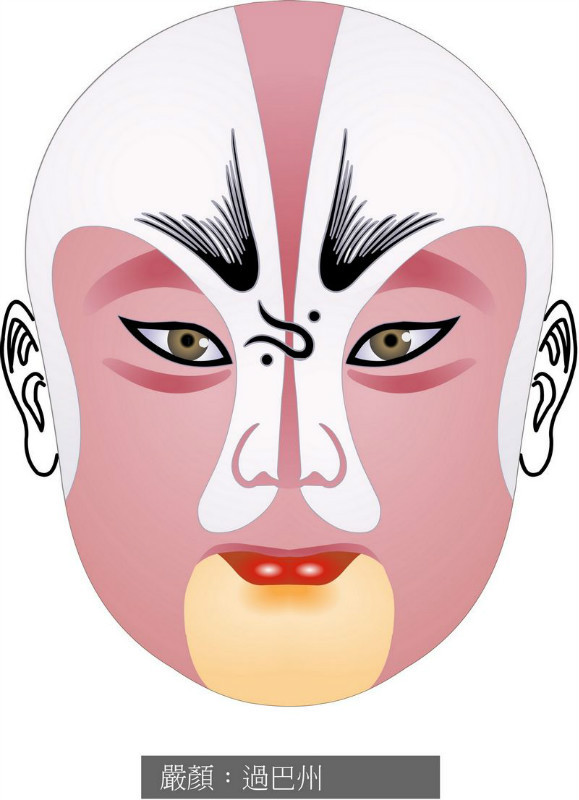 国粹脸谱重组画,国粹创意经典脸谱