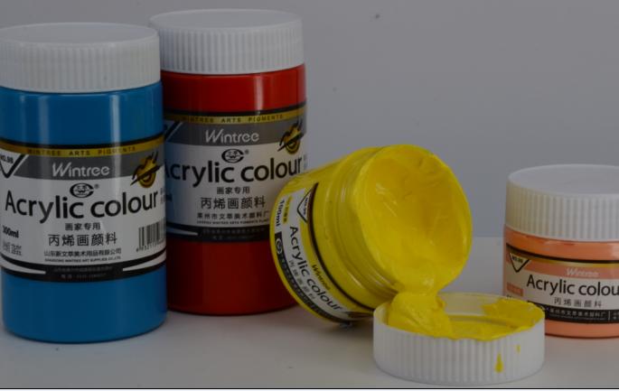 文萃丙烯颜料干了可以加水吗,文萃颜料怎么用