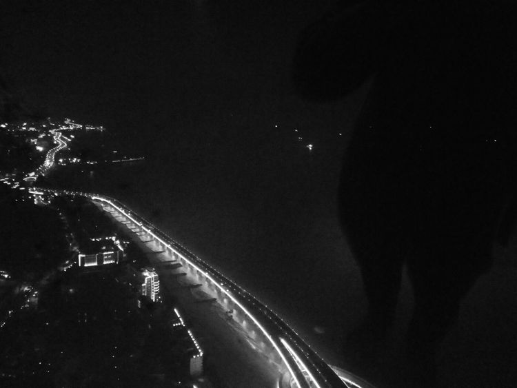 云上厦门看厦门夜景,海上看厦门