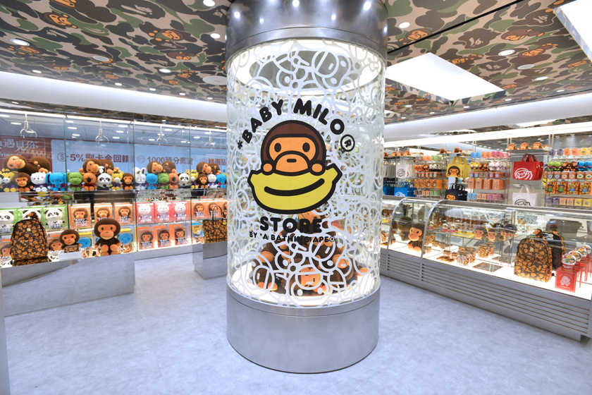 BABYMILO®STOREBYABATHINGAPE®全新主题店正式登场