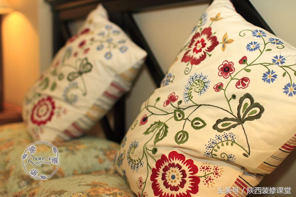 美式简约风硬装软装19万,10万硬装小户型复古风