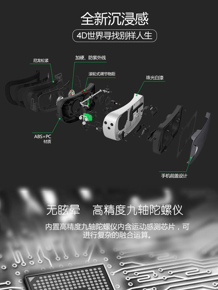 几百块钱的vr眼镜带手柄开箱,28元能买一台vr眼镜吗