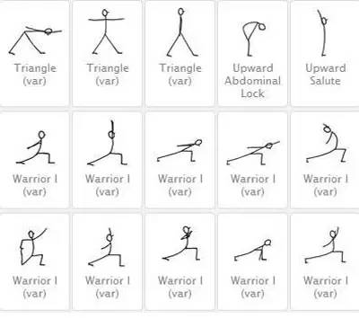 超全瑜伽小人绘画,瑜伽小人绘画技巧视频