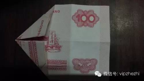 纸币折花教程520,清明节纸币莲花教程