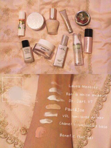 底妆混干皮测评,底妆产品集合图片