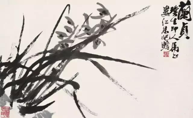 中国十大名家画兰,八大名家画兰花