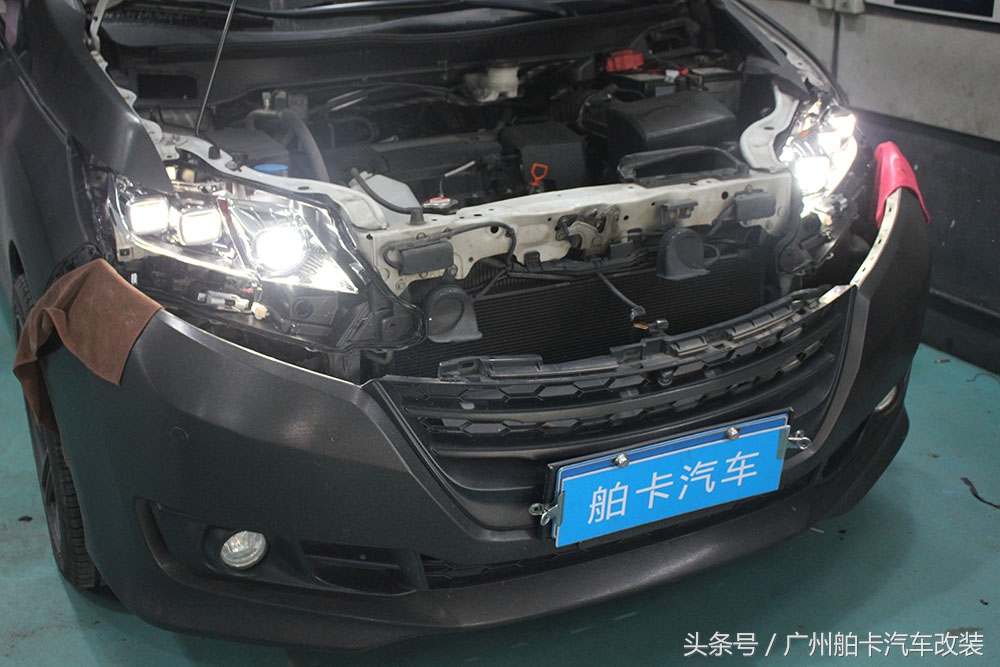 奥德赛大灯近光改成led灯泡可以吗,奥德赛更换大灯灯泡