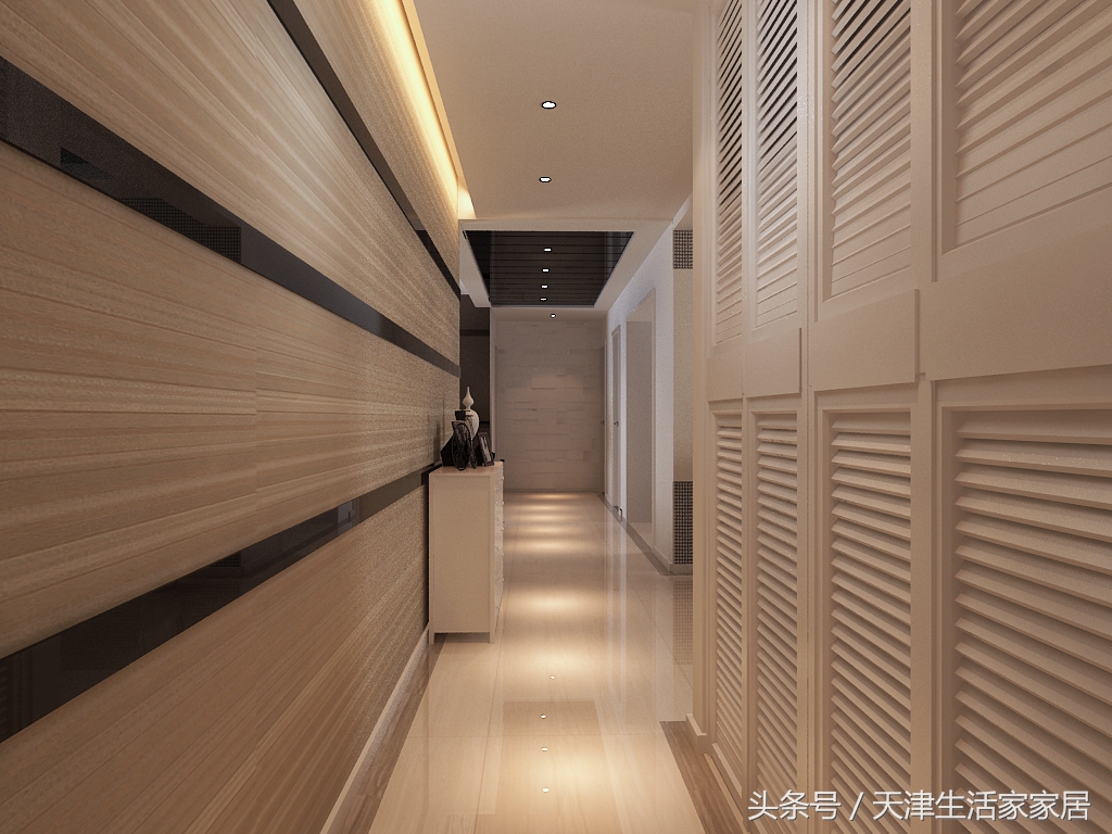 天津生活家装设计,金海岸商品楼147方装修风格