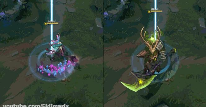 英雄联盟公布5款新皮肤特效演示,英雄联盟哪些男英雄有女皮肤