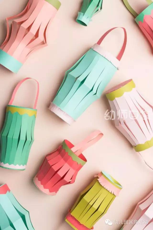 灯笼装饰幼儿园简单漂亮,幼儿园新年手工吊饰环创走廊灯笼