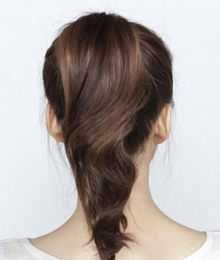 韩式蓬松丸子头扎法学生头发少,韩式盘发器懒人蓬松丸子头