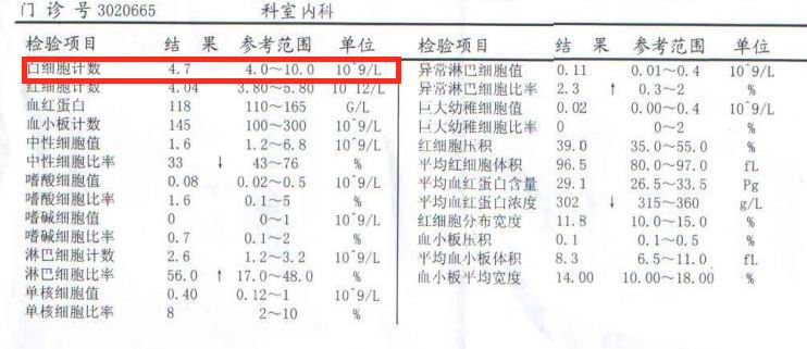 如何看懂血常规报告单儿童,如何看懂血常规报告