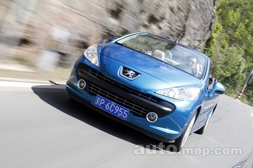 试驾标致207cc1.6t手动六速,追风逐日完整视频