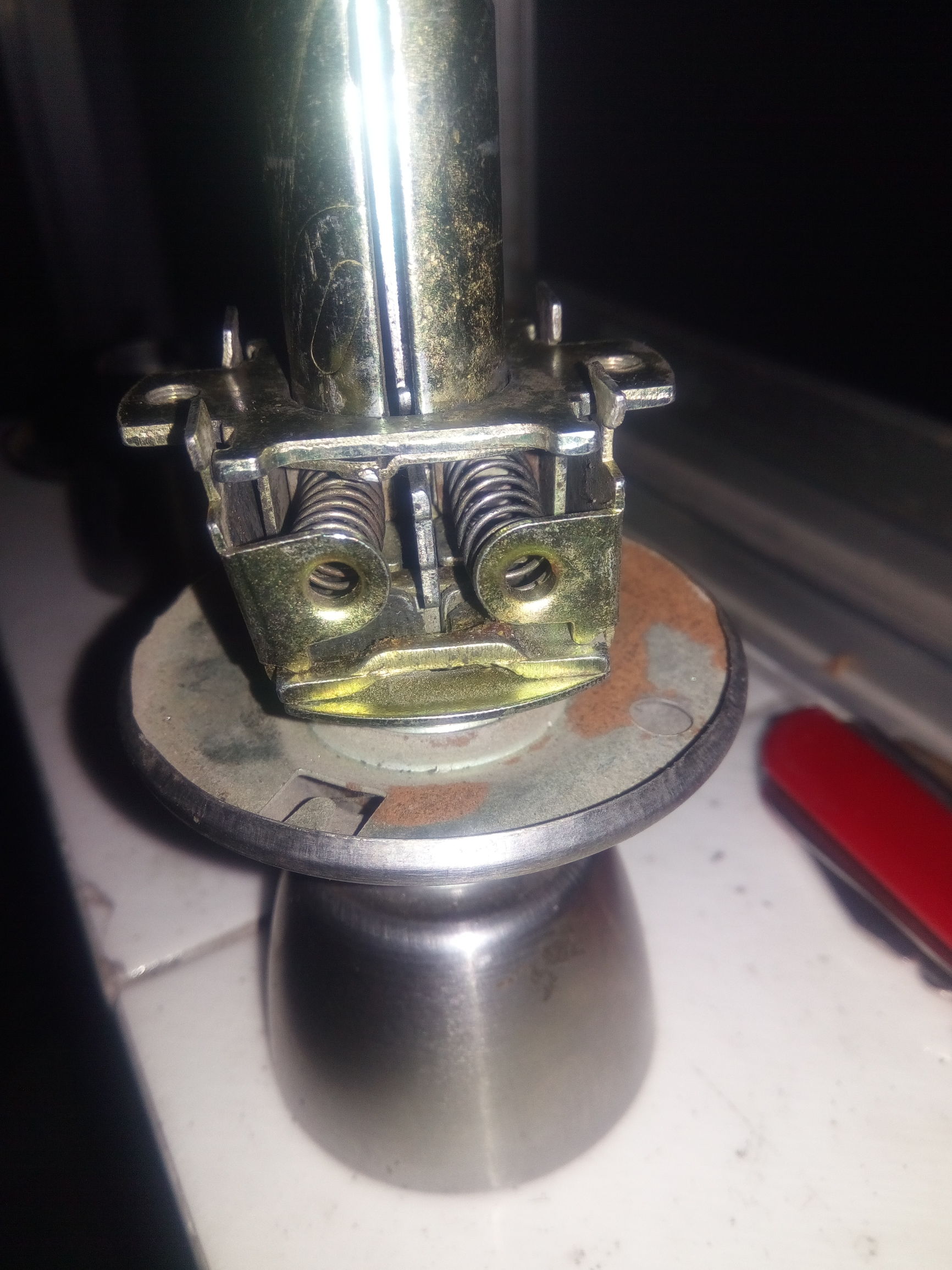 门把锁的组装,室内门圆把锁安装