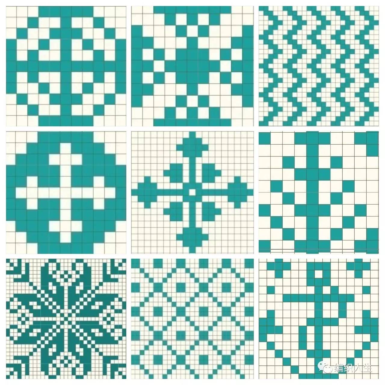 根西岛毛衣,费尔岛圆肩毛衣图解