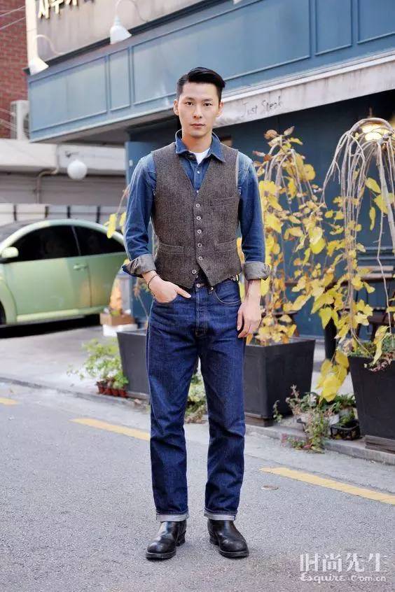 成套的西装怎么穿得好看,直筒版型西装如何选择