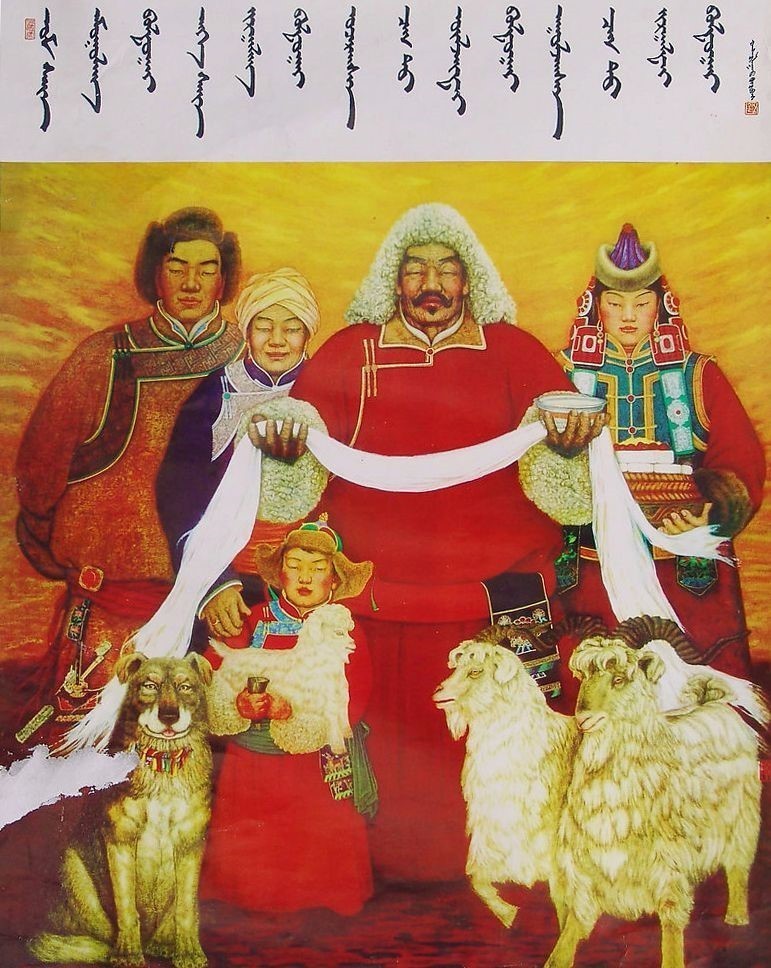 蒙古族拜年仪式迎宾曲,蒙古族过年拜年如何磕头