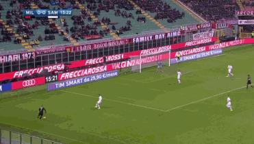 德乌洛费乌米兰时期,桑普多利亚1:0ac米兰