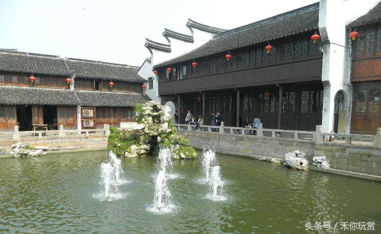 嘉兴月河街老字号美食,江南水乡月河古街