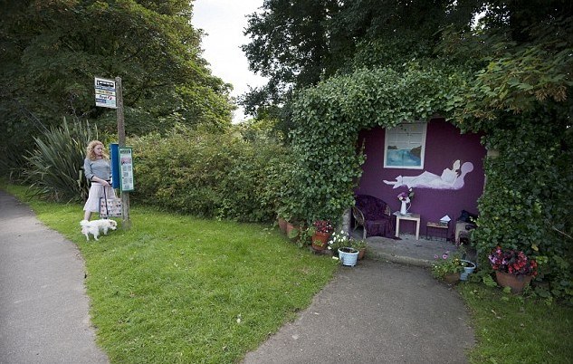 绝妙创意的公交车站