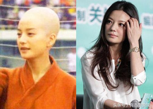 女星光头有惊艳也有惊悚！最美不是范冰冰杨幂而是名不见经传的她