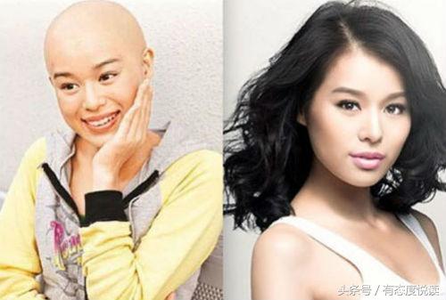 女星光头形象对比,女星光头真实照片